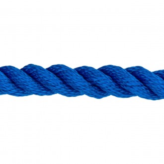 Веревка Polyester 3 strand rope 14mm*200m blue
14mm 200m blue. . фото 3