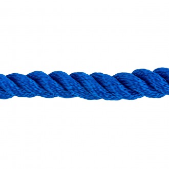 Веревка Polyester 3 strand rope 12mm*200m blue
12mm 200m blue. . фото 3