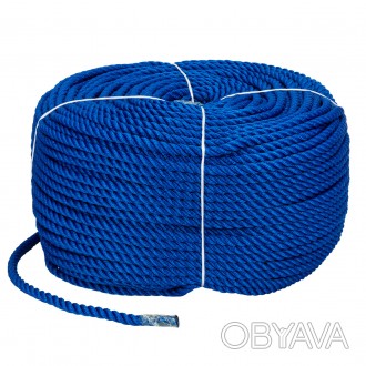 Веревка Polyester 3 strand rope 10mm*200m blue
10mm 200m blue. . фото 1