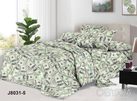 Комплект постельного белья Бязь - Доллар евро
Простынь: 200x215 см.
Пододеяльник. . фото 1
