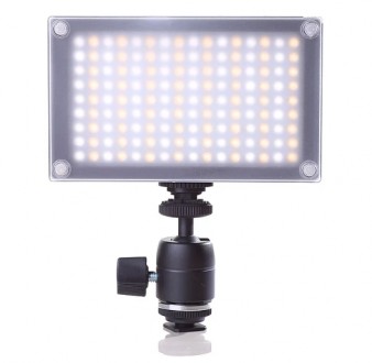 Світлодіодне накамерне відео світло Lishuai (Оригінал) LED-144AS (Бі-світлодіодн. . фото 2