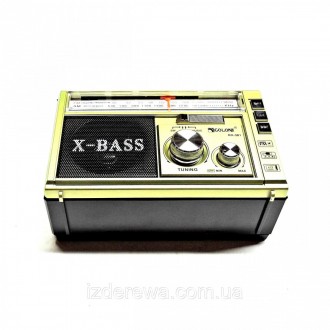 Радіоприймач Golon RX-381 - портативне радіо з підтримкою SD, Usb і mini SD, зав. . фото 8