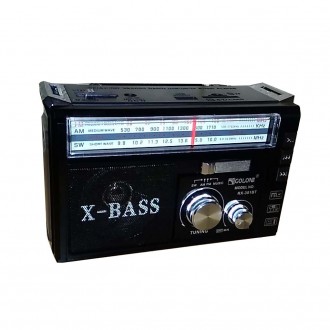 Радіоприймач Golon RX-381 - портативне радіо з підтримкою SD, Usb і mini SD, зав. . фото 4