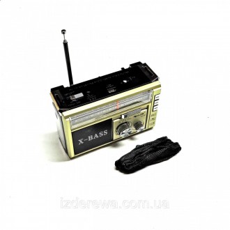 Радіоприймач Golon RX-381 - портативне радіо з підтримкою SD, Usb і mini SD, зав. . фото 7