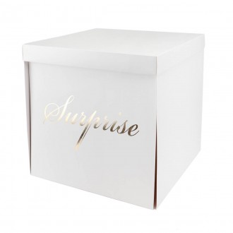 Коробка "Великий сюрприз" 50*50, біла ідеальний подарунок для ваших рідних і бли. . фото 2
