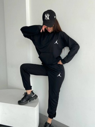
 Женский спортивный костюм "Nike Air Jordan" черного цвета, премиум качество, м. . фото 3