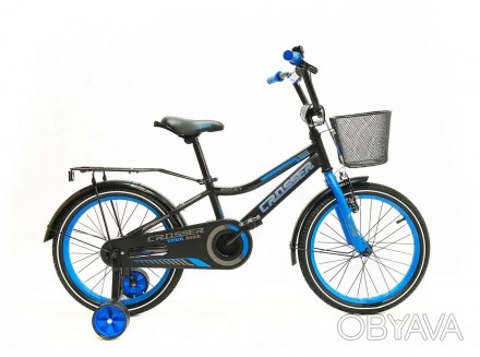 Велосипед двухколесный ROKKY CROSSER-13 с корзиной и вспомогательными колесами Т. . фото 1