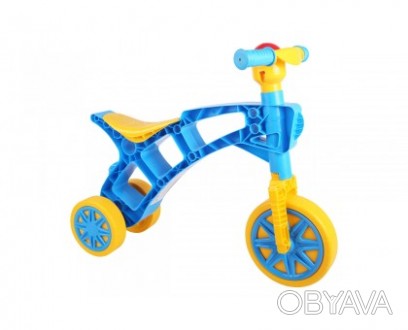 Детский биговел "Ролоцикл 3" от Технок Яркий и цветной прогулочный ролоцикл стан. . фото 1