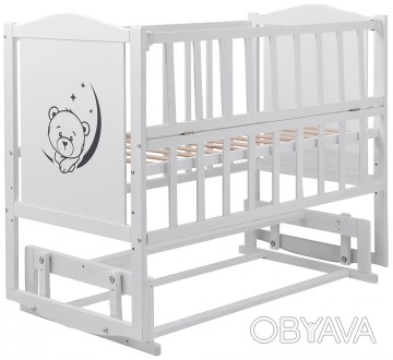 Ліжечко для новонародженого Babyroom Тедді — оригінальна модель зі стандартним р. . фото 1