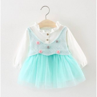 Нарядное детское платье с фатином подойдет на любой праздник для вашей маленькой. . фото 2