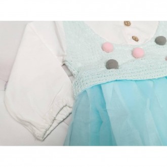 Нарядное детское платье с фатином подойдет на любой праздник для вашей маленькой. . фото 5