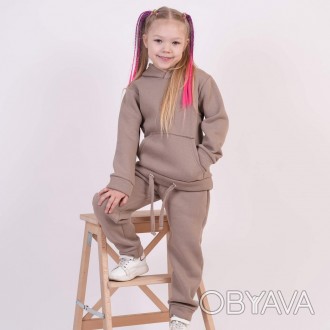 Невероятный стильный и модный костюм для детей состоит из кофты-кенгурушки и шта. . фото 1