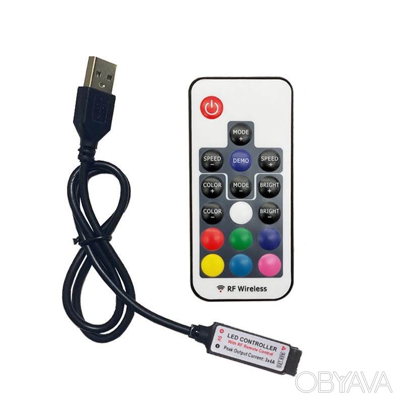 ᐈ USB-контроллер (LED) для RGB светодиодных лент + пульт ДУ ᐈ Ивано ...
