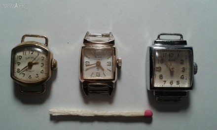 Продаю нерабочие женские часы (3 шт. одним лотом. Производство СССР)