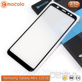 Защитное стекло Mocolo Samsung Galaxy A6 Plus (2018) (Black) Full Glue
