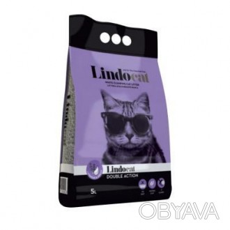 Lindocat (Линдокет) Double Action Lavender&Argan - Бентонитовый наполнитель для . . фото 1