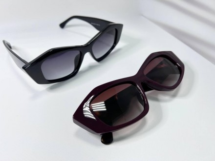 Солнцезащитные женские очки трапеции с поляризацией
защита от ультрафиолета uv40. . фото 7