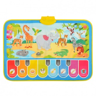 Звуковой детский коврик «Зоопарк» Limo Toy M 3676 предназначен для р. . фото 3