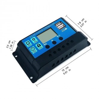 Контролер KW1230 для ефективної і безпечної зарядки акумулятора від сонячної бат. . фото 3