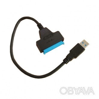 Кабель дає змогу під'єднати ноутбучний жорсткий диск з інтерфейсом SATA до USB 3. . фото 1