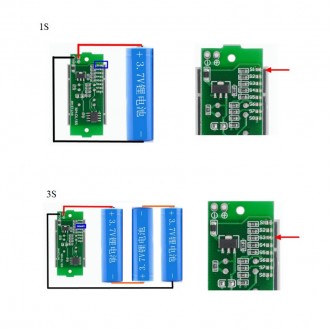 Індикатор рівня заряду Li-ion/Li-pol акумулятора 1s 2s 3s 4s 5s 6s 7s 8s
Колір с. . фото 4