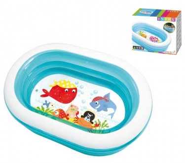 Intex Басейн 57482 NP (6) «Китеня» розміром 163х107х46см, обсяг: 238л, вага: 2,6. Одесса. фото 1 Intex Басейн 57482 NP (6) «Китеня» розміром 163х107х46см, обсяг: 238л, вага: 2,6. Одесса. фото 1