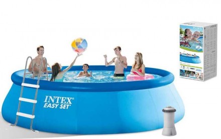 Intex Басейн 26166 NP (1) об`єм:12430л, фільтр+насос, розмір:457х107см (3785л/го. Одесса. фото 1 Intex Басейн 26166 NP (1) об`єм:12430л, фільтр+насос, розмір:457х107см (3785л/го. Одесса. фото 1