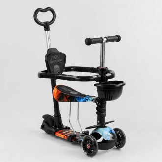 Самокат 5в1 S 5203 (1) Best Scooter, АБСТРАКЦИЯ, с защитным бампером, PU колеса,. Одесса. фото 1 Самокат 5в1 S 5203 (1) Best Scooter, АБСТРАКЦИЯ, с защитным бампером, PU колеса,. Одесса. фото 1