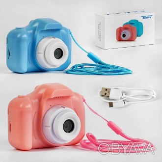 Фотоапарат 2 кольори, відео, фото, ігри, прослуховування музики, підтримує micro. . фото 1