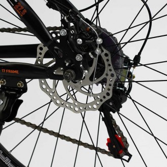 Велосипед Спортивный CORSO 27.5`` дюймов "Crossfire" CF-27502 рама стальная 17’’. . фото 6