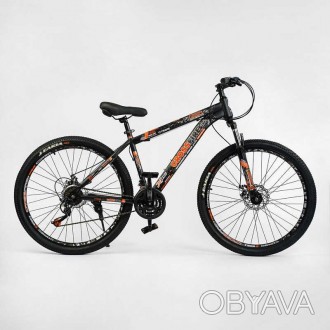 Велосипед Спортивный CORSO 27.5`` дюймов "Crossfire" CF-27502 рама стальная 17’’. . фото 1