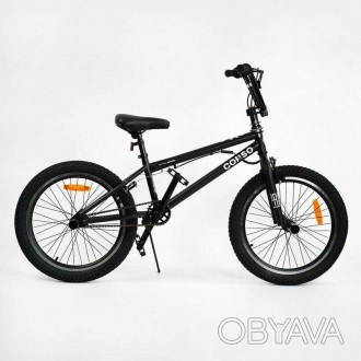 Велосипед трюковый 20`` Corso BMX-3618 стальная рама, односкоростной, тормоза Lo. . фото 1