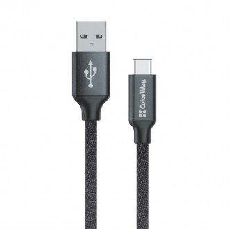 Кабель ColorWay USB-USB Type-C, 1м Black 
 
Отправка данного товара производитьс. . фото 2