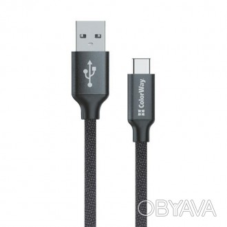 Кабель ColorWay USB-USB Type-C, 1м Black 
 
Отправка данного товара производитьс. . фото 1