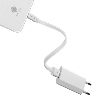 Кабель ColorWay USB-MicroUSB, 0.25м White 
 
Отправка данного товара производить. . фото 6