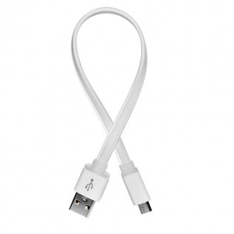 Кабель ColorWay USB-MicroUSB, 0.25м White 
 
Отправка данного товара производить. . фото 2