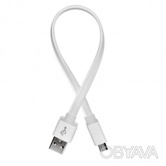 Кабель ColorWay USB-MicroUSB, 0.25м White 
 
Отправка данного товара производить. . фото 1