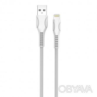 Кабель ColorWay USB-Lightning , 2.4А, 1м, White 
 
Отправка данного товара произ. . фото 1