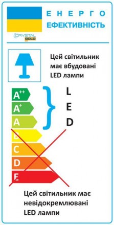 Світильник настінно-стельовий світлодіодний CRYSTAL GOLD 15W KORAL DNL-030 
 
От. . фото 7