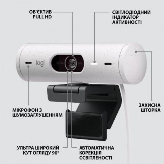 Веб-камера Logitech Brio 500 White 
 
Отправка данного товара производиться от 1. . фото 7