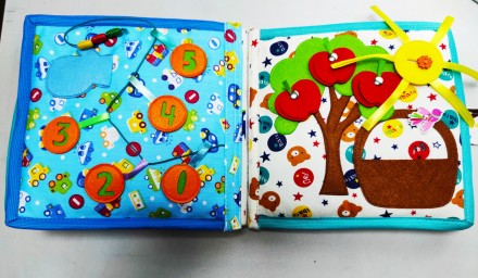 Развивающая Mягкая Книжка из Фетра, Мягкая текстильная книжка handmade 
Вы может. . фото 8