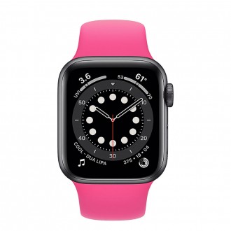 Ремешок силиконовый Sport Band 38mm | 40mm Pink 
для Apple Watch SE | 6 | 5 | 4 . . фото 3
