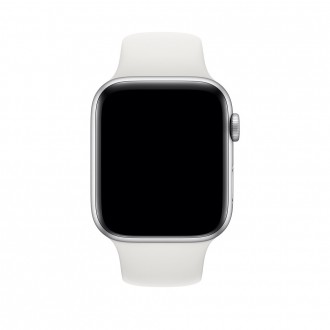 Ремешок силиконовый Sport Band 42mm | 44 mm White 
для Apple Watch SE | 6 | 5 | . . фото 3