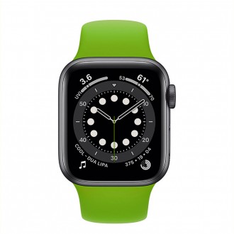 Ремешок силиконовый Sport Band 42mm | 44 mm Grass Green
для Apple Watch SE | 6 |. . фото 2