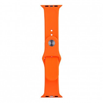 Ремешок силиконовый Sport Band 42mm | 44 mm Orange
для Apple Watch SE | 6 | 5 | . . фото 3