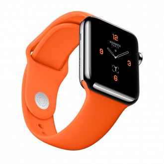 Ремешок силиконовый Sport Band 42mm | 44 mm Orange
для Apple Watch SE | 6 | 5 | . . фото 6