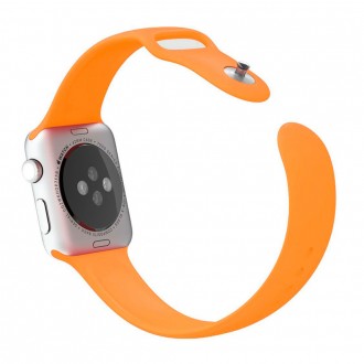 Ремешок силиконовый Sport Band 42mm | 44 mm Orange
для Apple Watch SE | 6 | 5 | . . фото 5