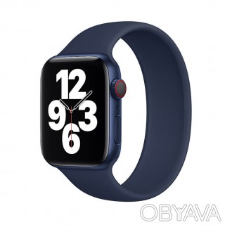 Силиконовый монобраслет Solo Loop для Apple Watch Series SE | 6 | 5 | 4 
Цельный. . фото 1