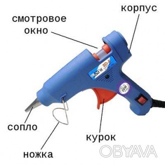 Пистолет клеевой XUNLEI CW-859 XL-E20 7,5мм