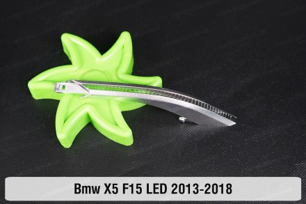 Купуйте хромовану накладку покажчика повороту фари зовнішній БМВ X5 F15 LED (201. . фото 3